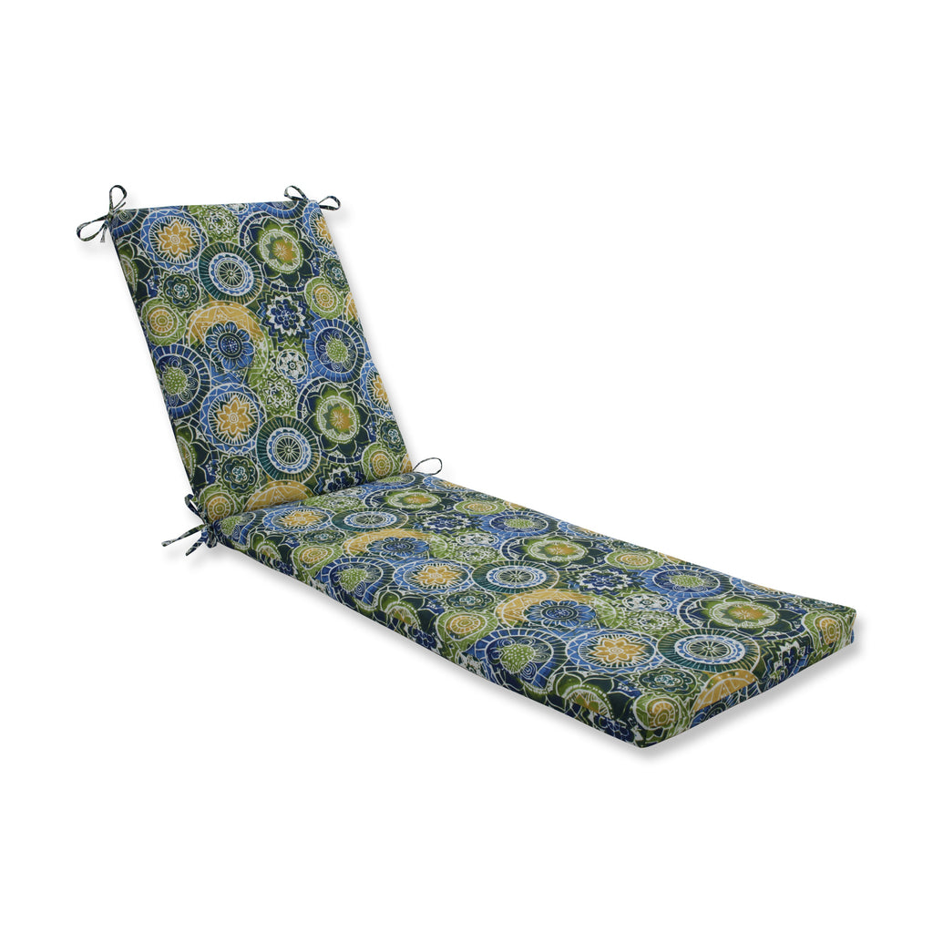 80 x 23 x 3 in. Blue Chaise Lounge Cushion V19564