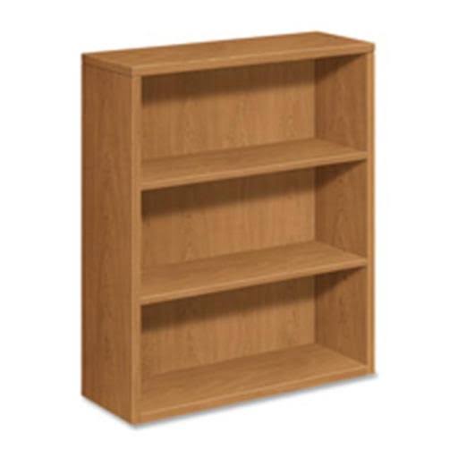 3-Shelf Bookcase with Fixed Shelves Q12416