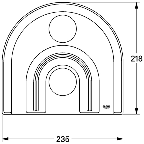 Chrome Escutcheon R682765