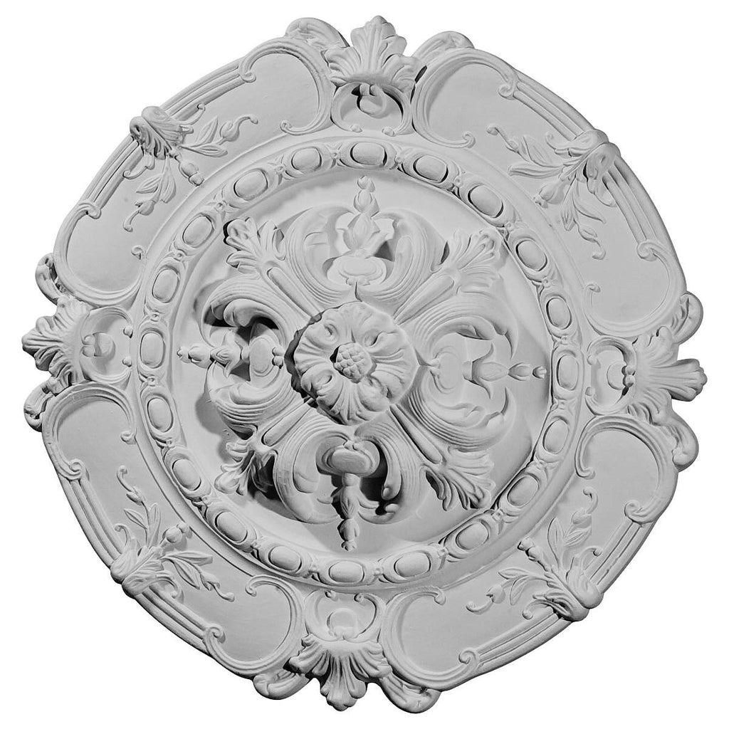 Hand-Painted Witch Hazel Crackle Ceiling Medallion L130353