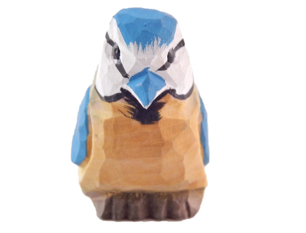 Blue Jay Wooden Carved Figure B352150