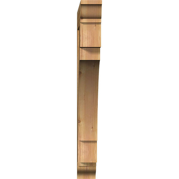4x22W x 30x22D x 36x22H Traditional Rough Sawn Bracket, Western Red Cedar H6865