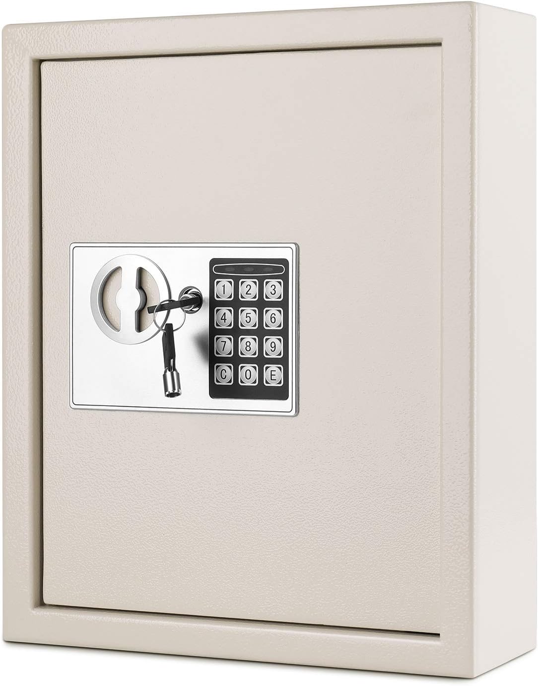 Black Wall Mounted Key Cabinet with 40 Key Holder, Pack of 2 G702673