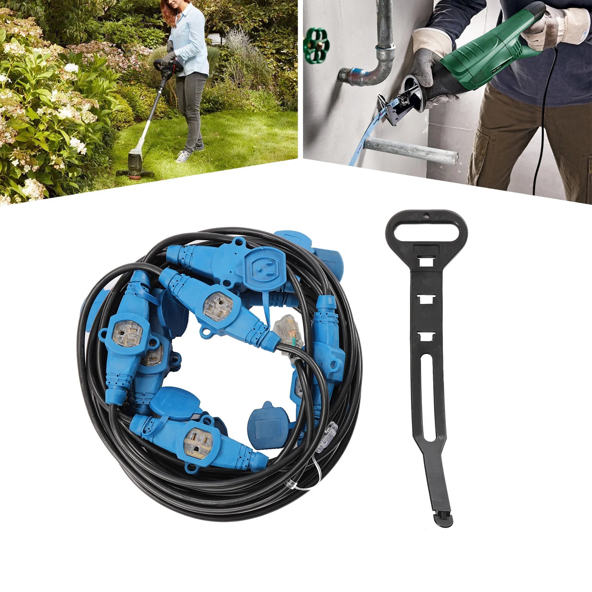 12AWG Multi-Outlet Heavy Duty Extension Cord V289