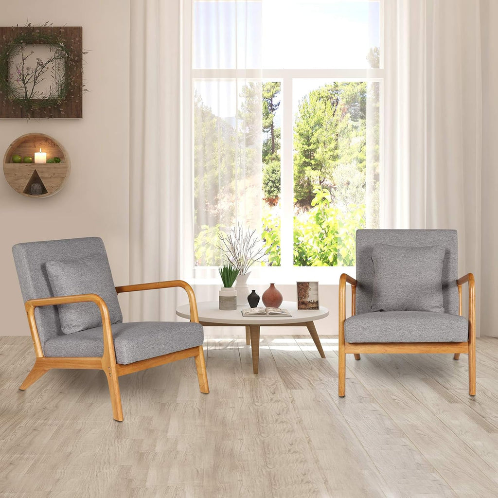 Blue Fabric Accent Chair Z51309