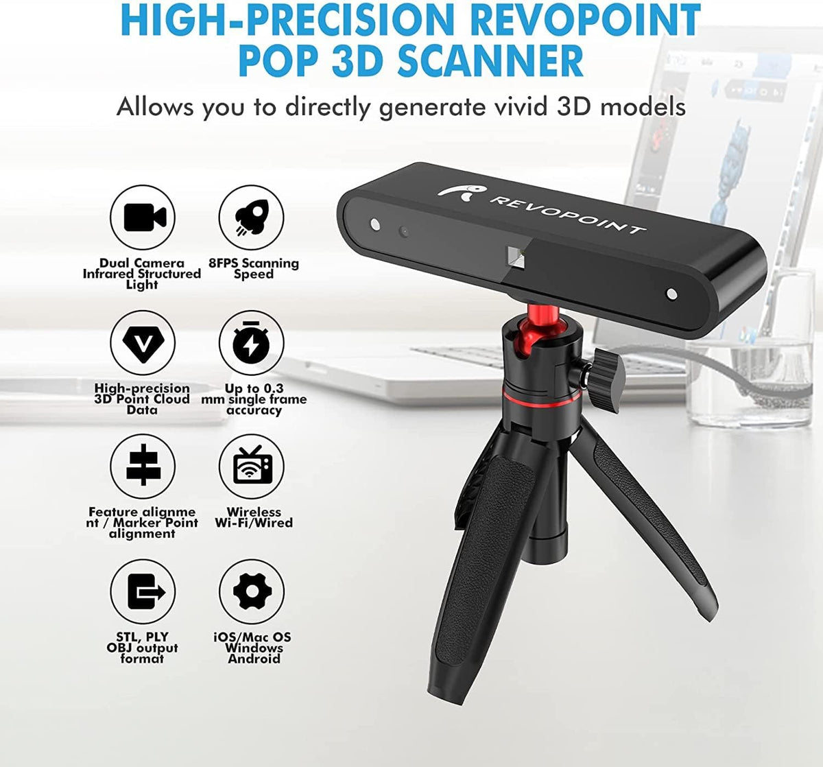 3D Scanner with Tripod C84745