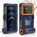 Waterproof Protective Case for Phones Up to 6.9 Inch with Lanyard E92467