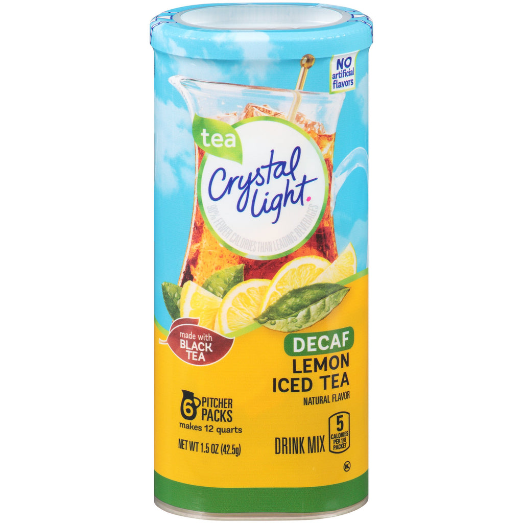 Decaf Iced Tea Drink Mix, 12-Quart Canister (Pack Of 6) M38653