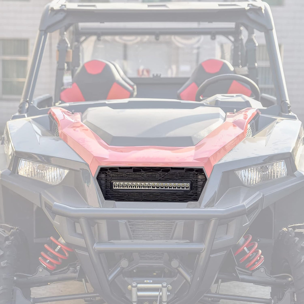 Mesh Grille with LED Light Bar for Polaris General 4 1000 R63904