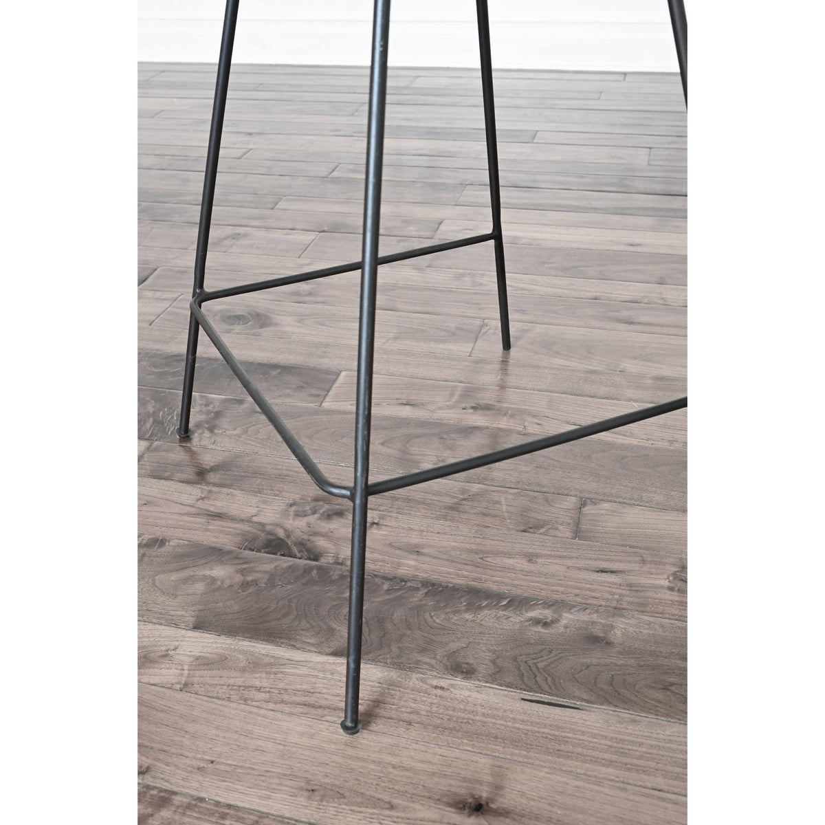 Faux Leather Bar Stool Set of 2 Brown J296