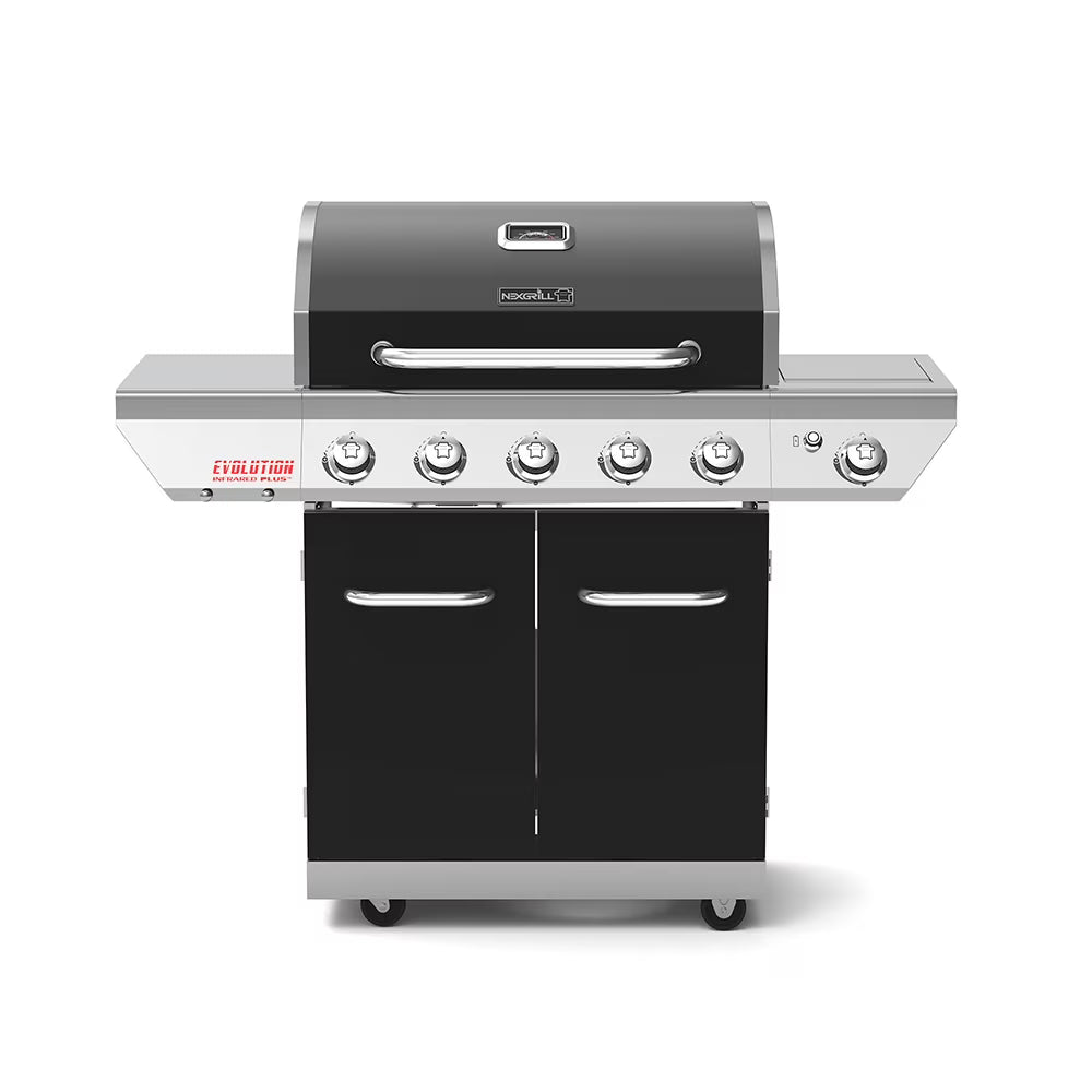 5-Burner Propane Gas Grill with Side Burner J881