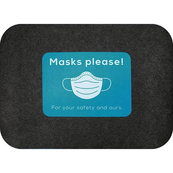 Rectangular Floor Mat, 17.01 in x 23.5 in, Pack of 6 X8883